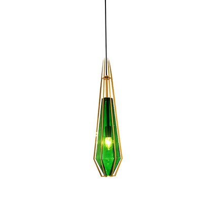 Unique Contemporary Glass Drop Pendant Light