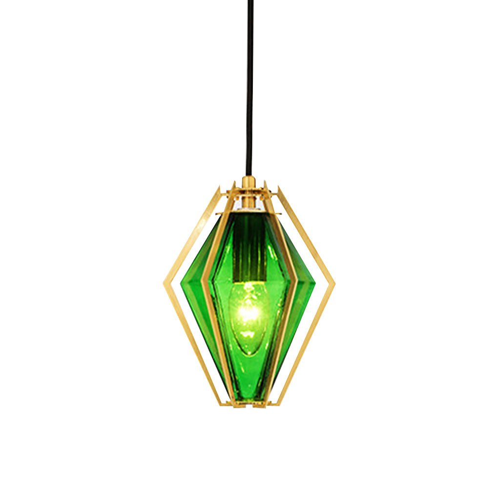 Unique Contemporary Glass Drop Pendant Light