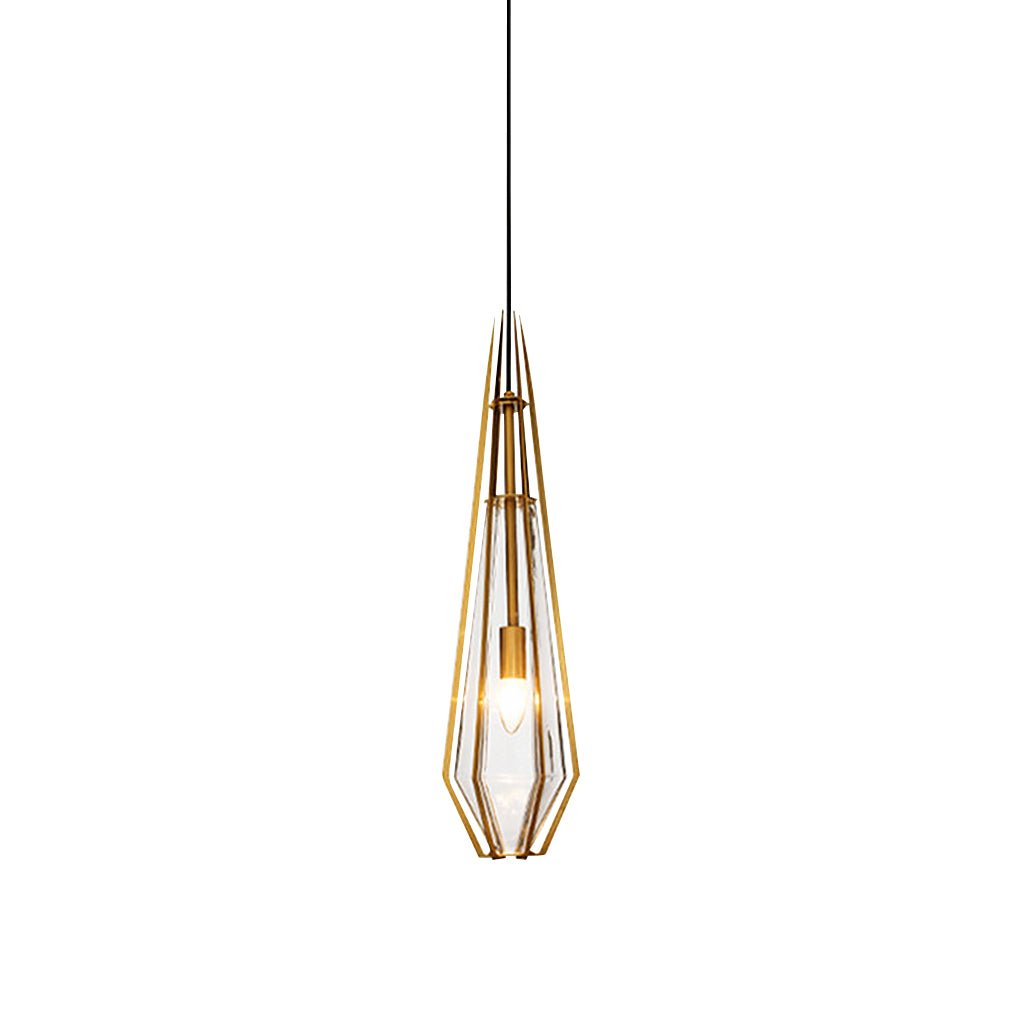 Unique Contemporary Glass Drop Pendant Light