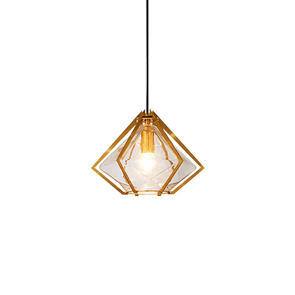Unique Contemporary Glass Drop Pendant Light