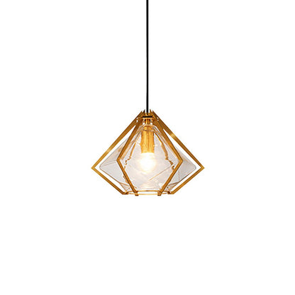 Unique Contemporary Glass Drop Pendant Light