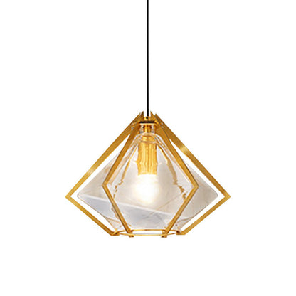 Unique Contemporary Glass Drop Pendant Light