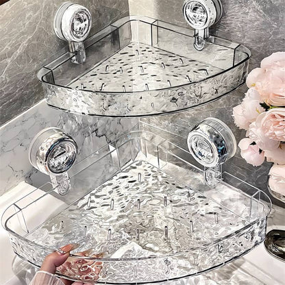 Easy Install Suction Cup Wall Shelf Organizer