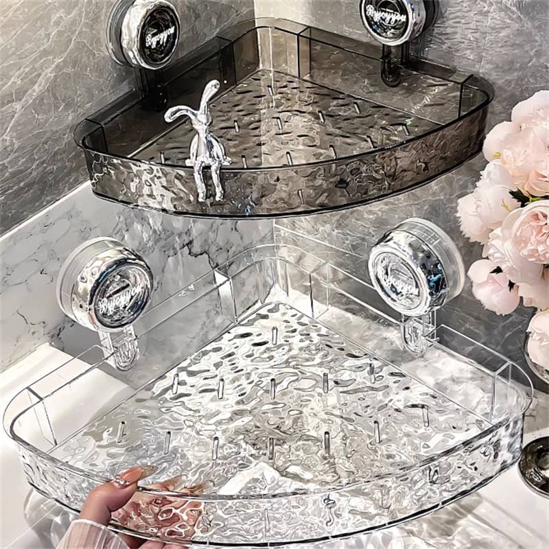 Easy Install Suction Cup Wall Shelf Organizer