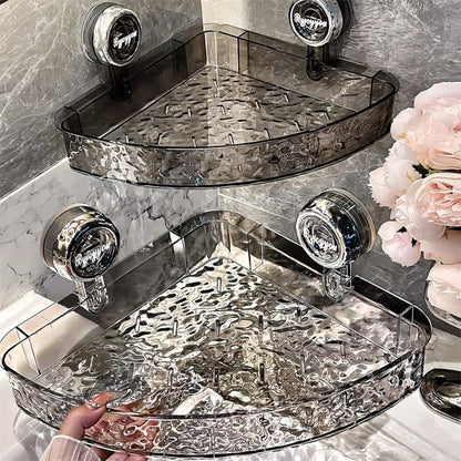 Easy Install Suction Cup Wall Shelf Organizer