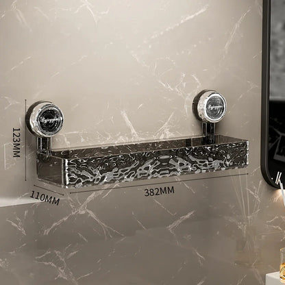 Easy Install Suction Cup Wall Shelf Organizer