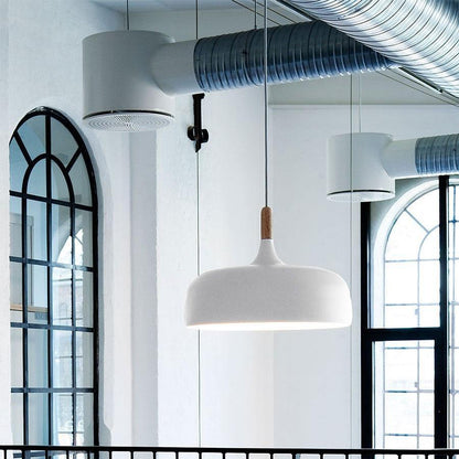 Rustic Wooden Drop Light