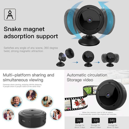 NovaGuard EchoCam 1080P WiFi Security Cam with Night Vision