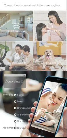 NovaGuard EchoCam 1080P WiFi Security Cam with Night Vision