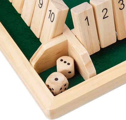 NUMBER ADVENTURE – Montessori wooden dice game for number comprehension, logic & concentration