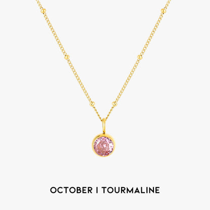 Gemstone Personalized Chain Necklace