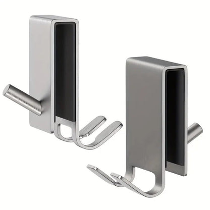 On Glass Stainless Shower Door Hooks