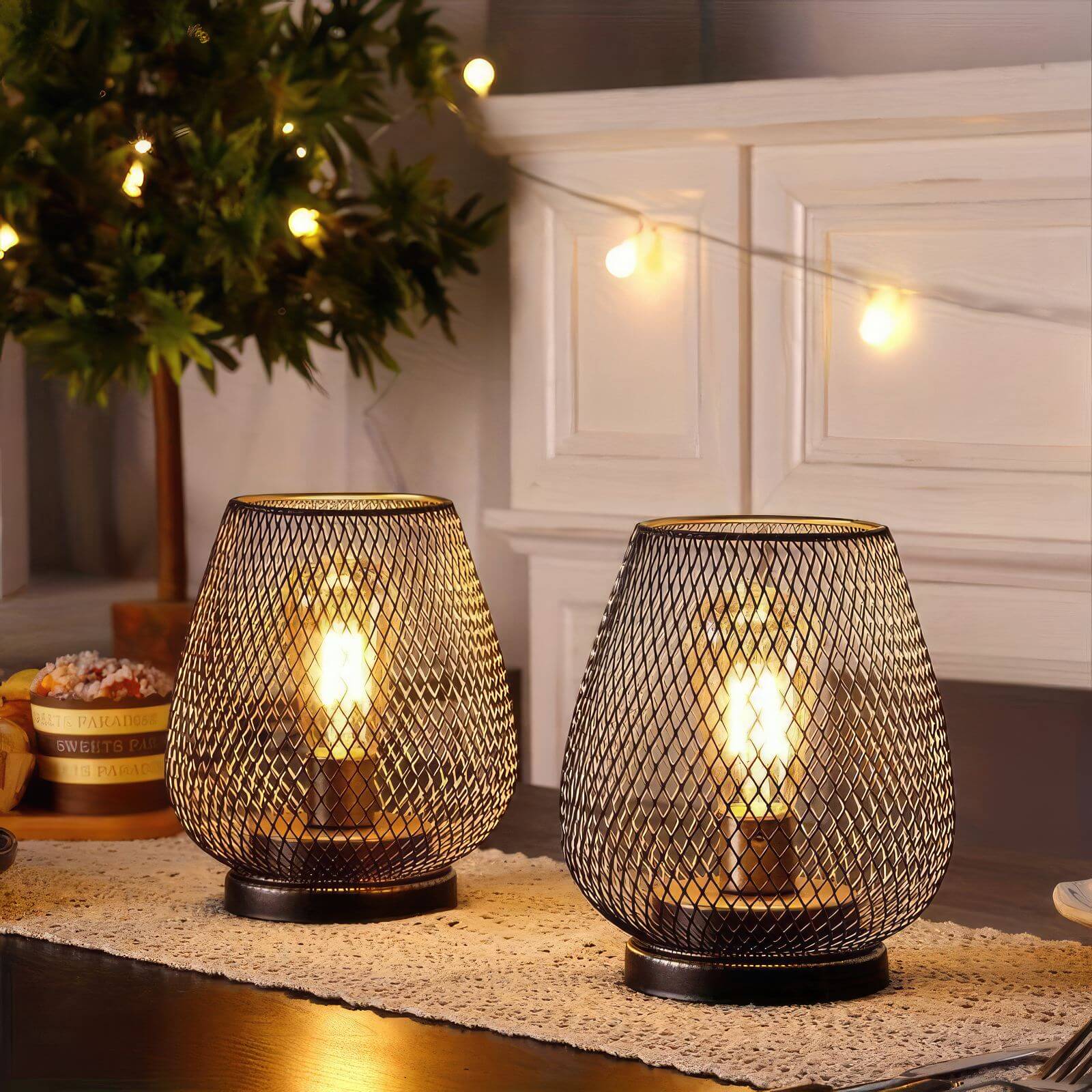 Vintage Metal Desk Lamp Set - Cofik