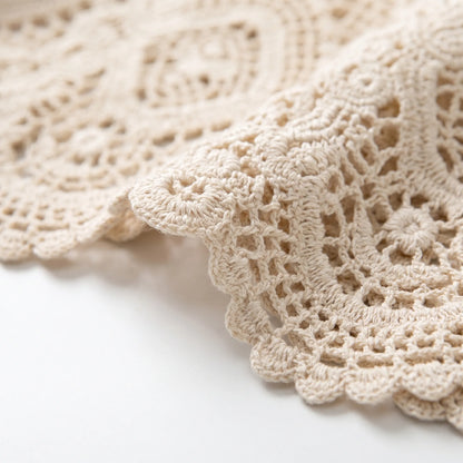 Open-Front Crochet Cardigan
