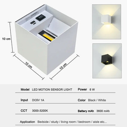 Motion Sensor LED Wall Light