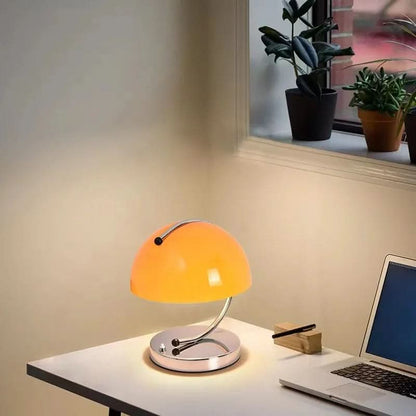 Elegant Glass Mushroom Table Light