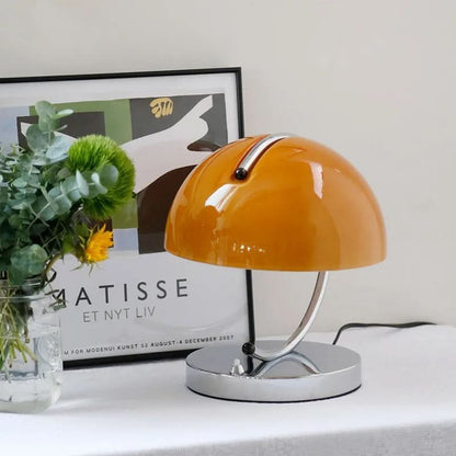 Elegant Glass Mushroom Table Light