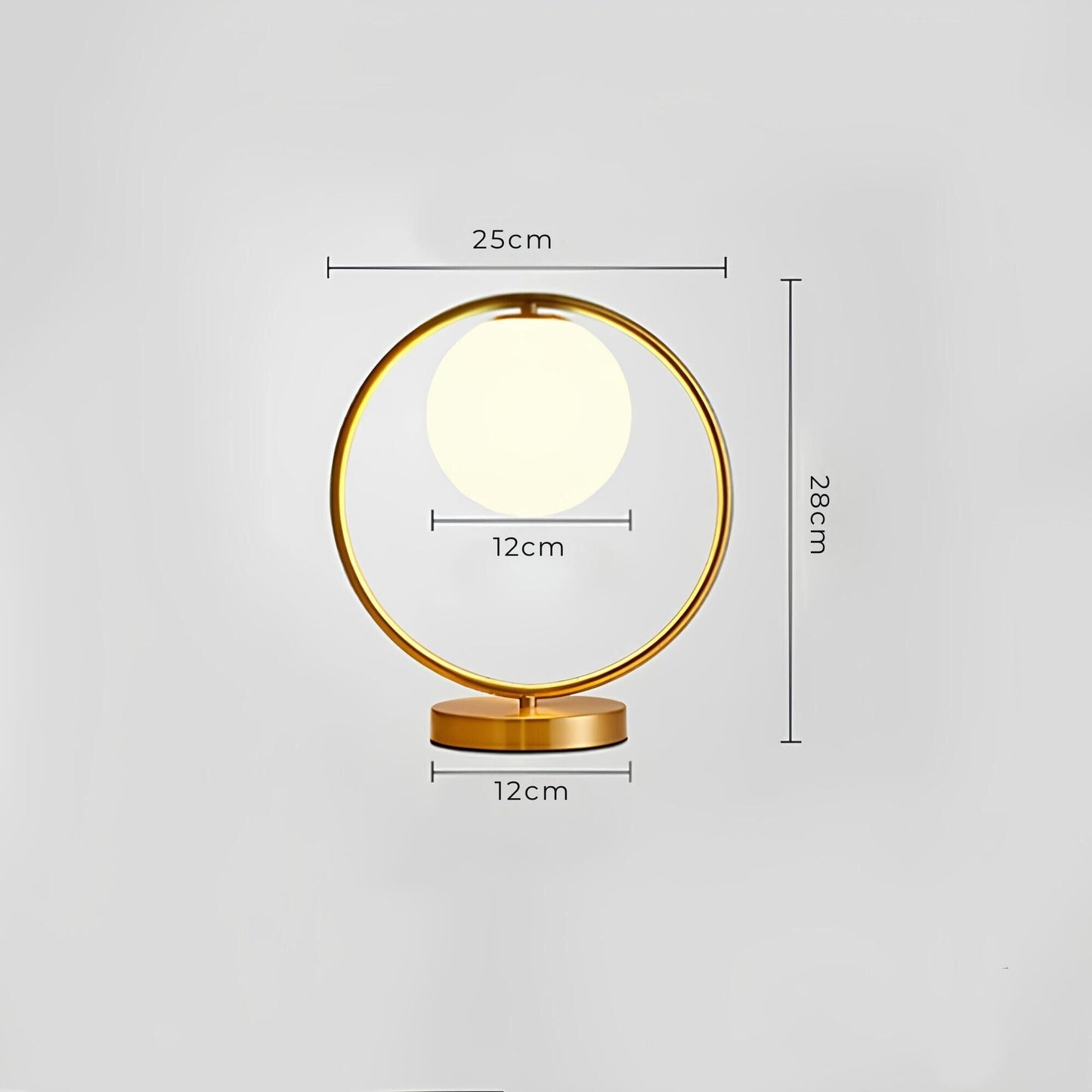 Clear Desk Table Light