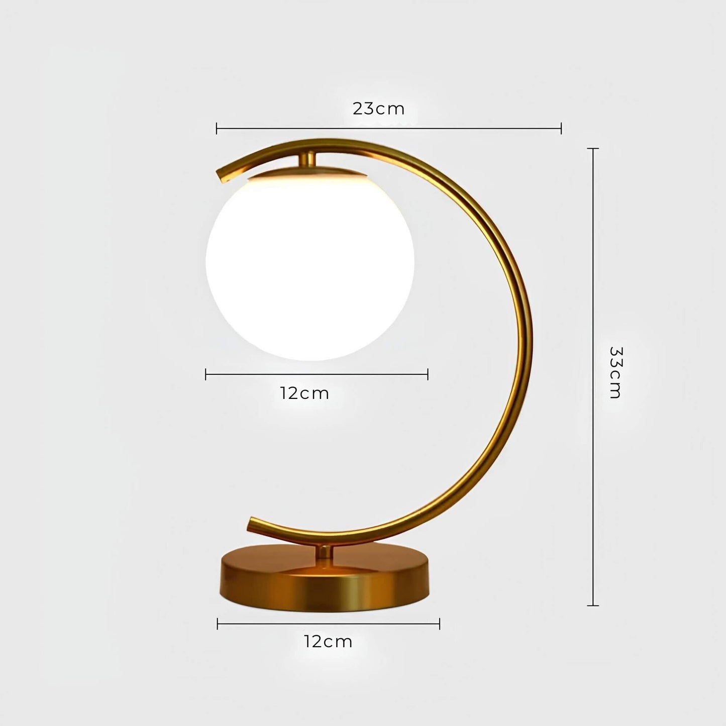Clear Desk Table Light