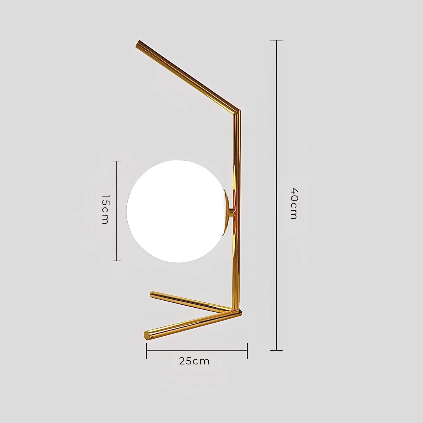 Clear Desk Table Light