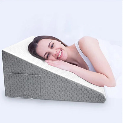 Orthopedic Memory Foam Wedge Pillow – Ergonomic Support Cushion