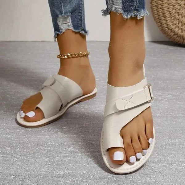 Comfortable Women's Arch Support Leather Sandals