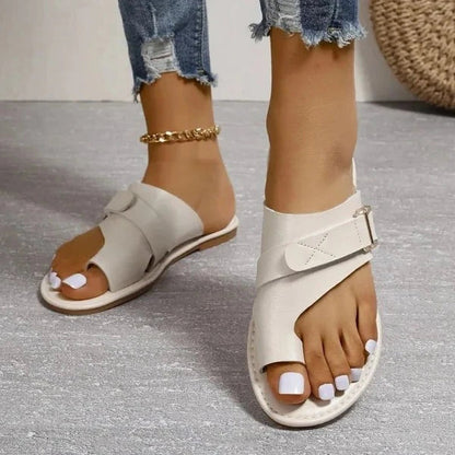 Comfortable Women's Arch Support Leather Sandals