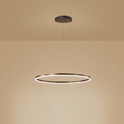 Contemporary Round LED Pendant Light Fixture
