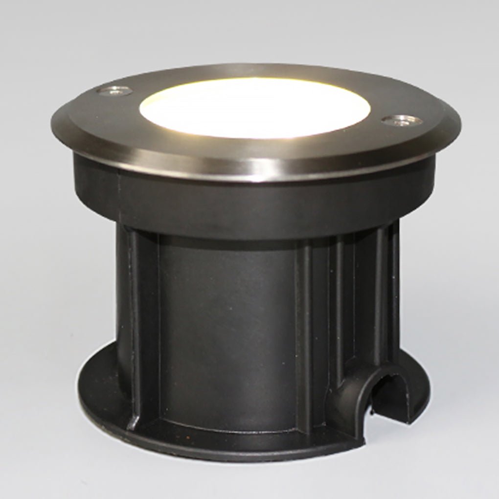 Outdoor Waterproof Step Lights LED Chrome Garden Inset Lights