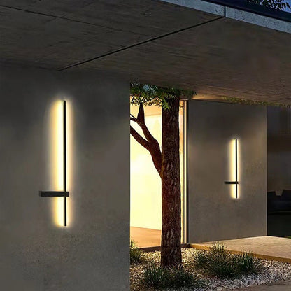 Outdoor Weatherproof Black LED Wall Lanterns