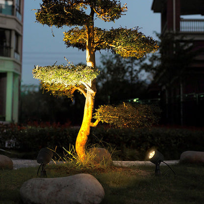 Bright Solar Powered Garden Spotlight LEDs