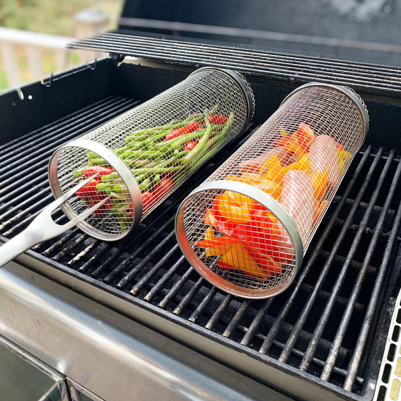 Easy Use Outdoor BBQ Grill Basket