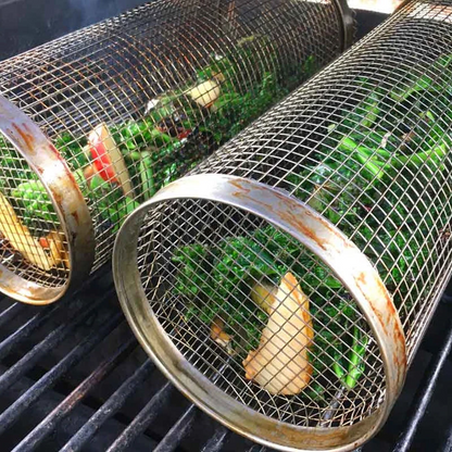 Easy Use Outdoor BBQ Grill Basket