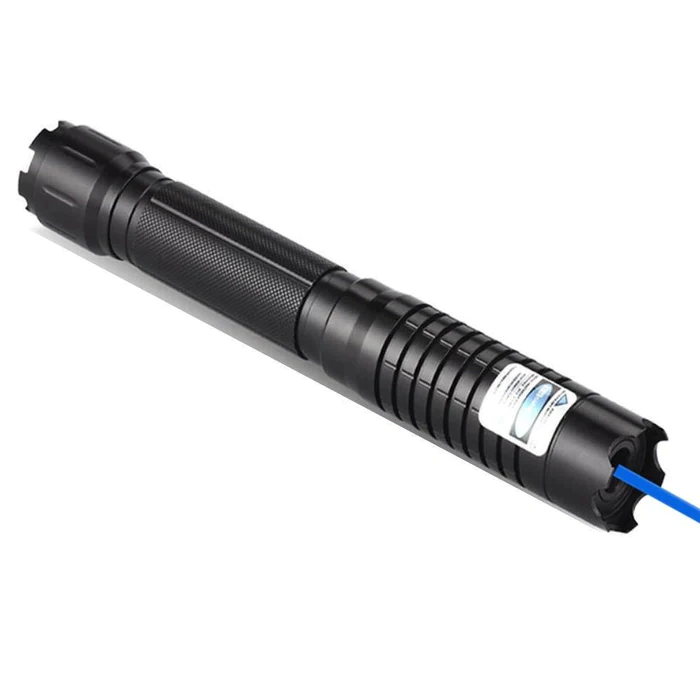 Compact Blue LED Tactical Flashlight