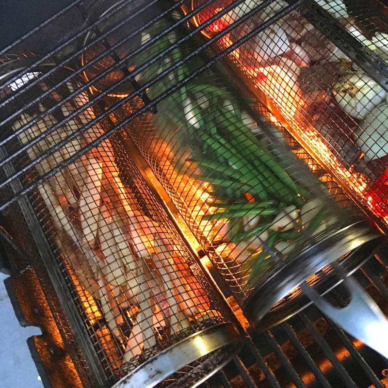 Easy Use Outdoor BBQ Grill Basket