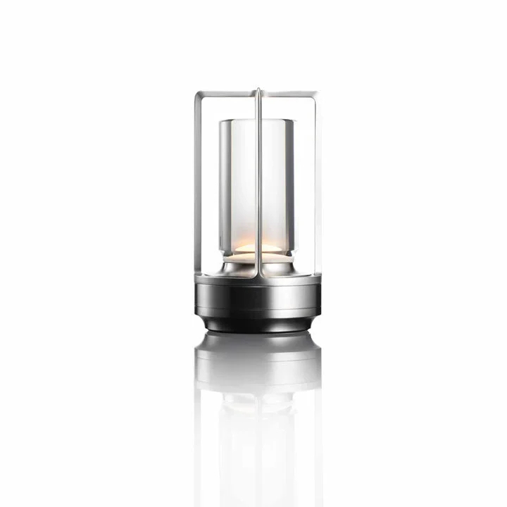 Warm Portable Battery Nightstand Lamp Gold