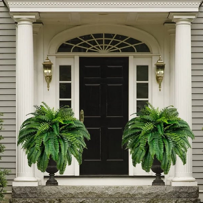 Durable Outdoor Boston Fern | Realistic UV Protected Plant
