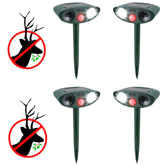 Effective Solar Deer Repellent - Pack of 4 - Cofik