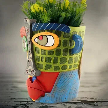 Unique Artistic Ceramic Planter Pot