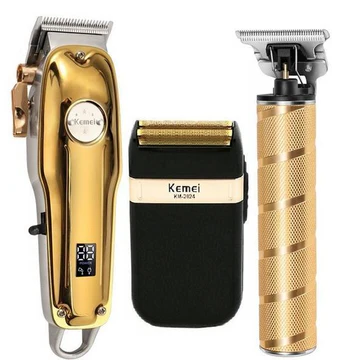 Premium Cordless Gold Mens Hair Trimmer Kit - Cofik