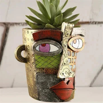 Unique Artistic Ceramic Planter Pot