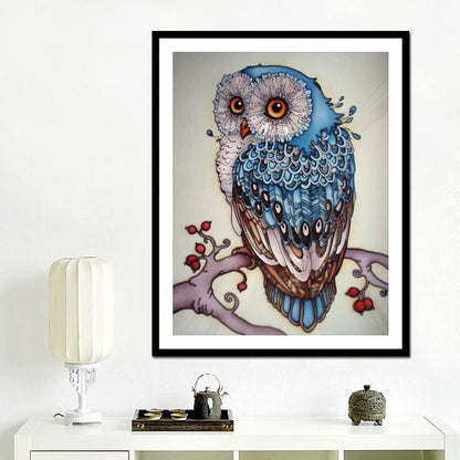 Fun Owl Gem Painting Set