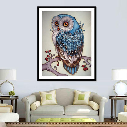 Fun Owl Gem Painting Set