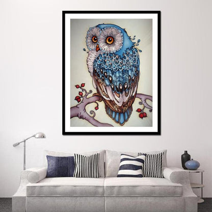 Fun Owl Gem Painting Set