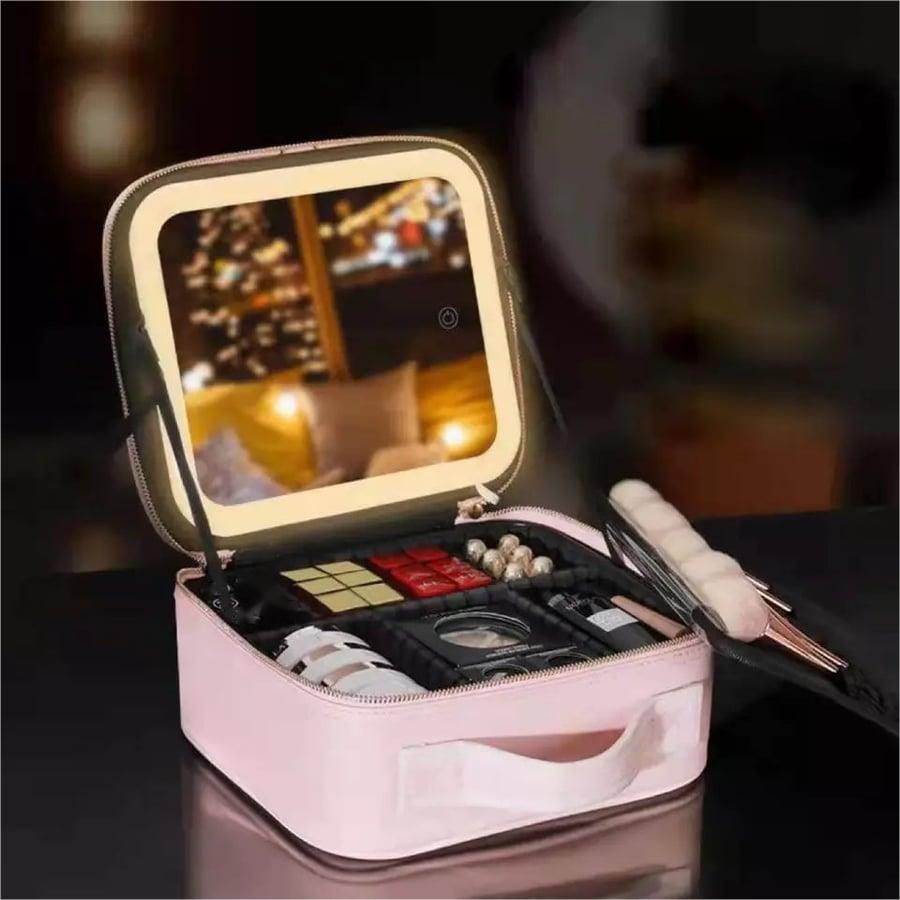 Portable LED Travel Makeup Bag - Cofik