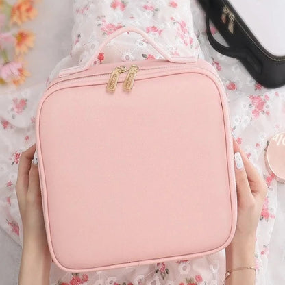 Portable LED Travel Makeup Bag