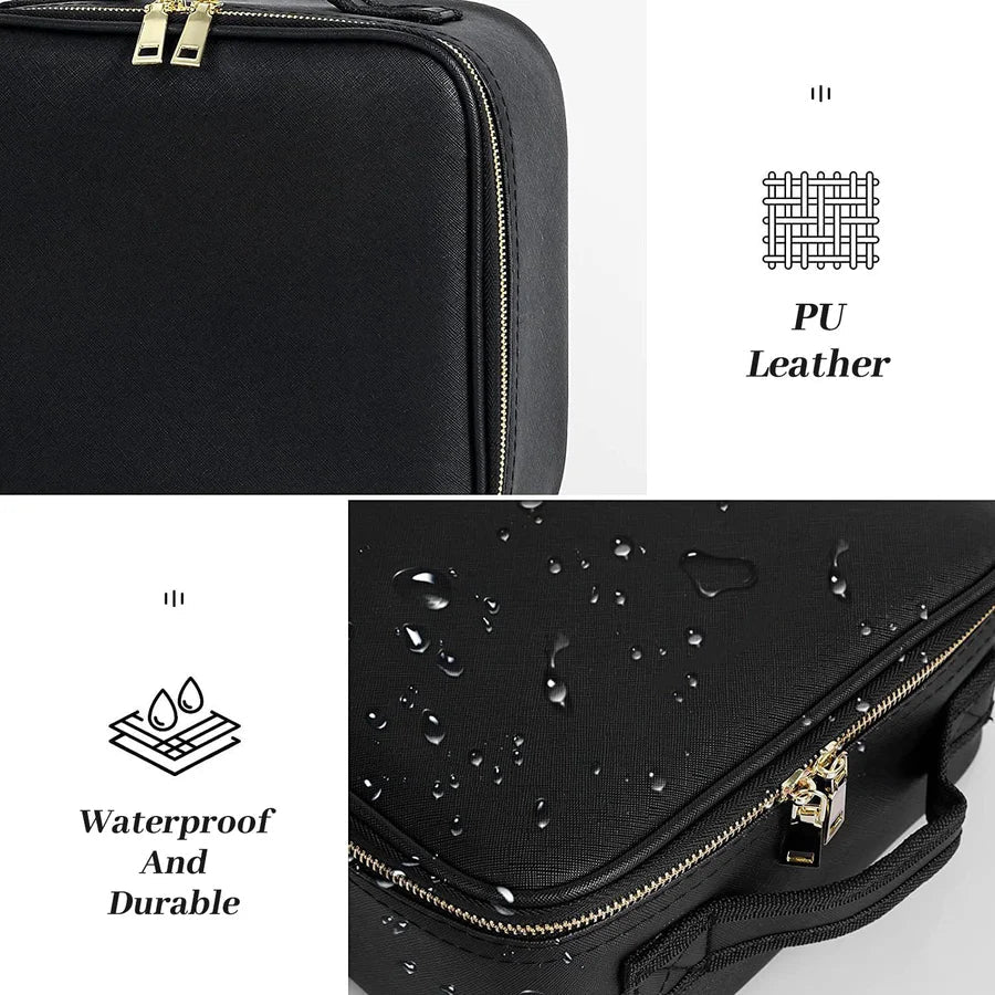 Portable LED Travel Makeup Bag