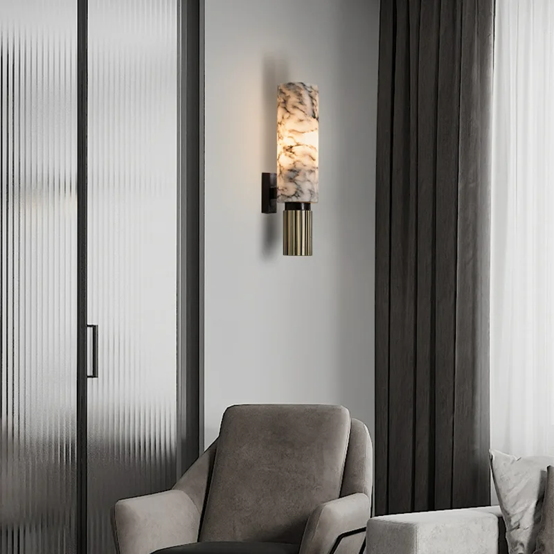 Elegant Marble Wall Light
