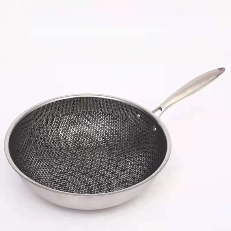 Durable Non-Stick Stainless Steel Frying Pan