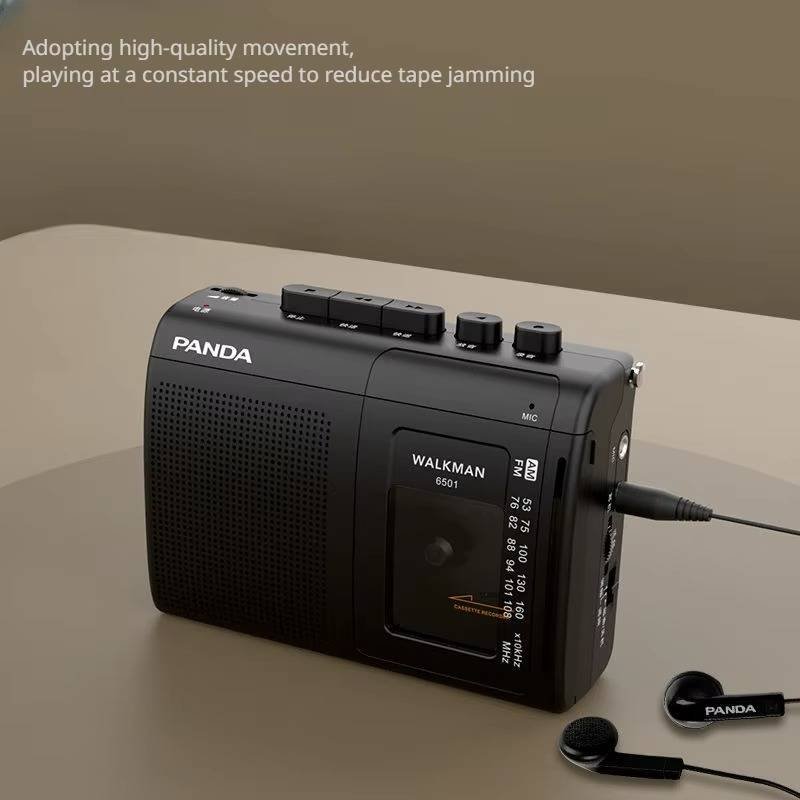 Retro Portable Radio Cassette Player with AM/FM
